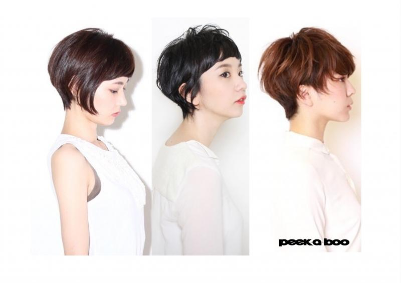 ショートヘアで小顔効果up 小顔効果の秘密とは Peek A Boo オフィシャルサイト