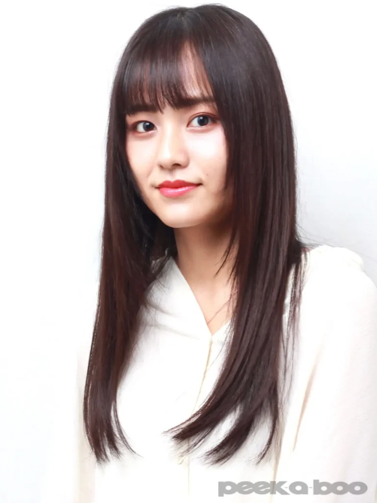 ロングヘアー 2025年春】ロングヘアはおしゃれな前髪で簡単イメージチェンジ！厳選14選 | PEEK-A-BOO 美容室 オフィシャルサイト