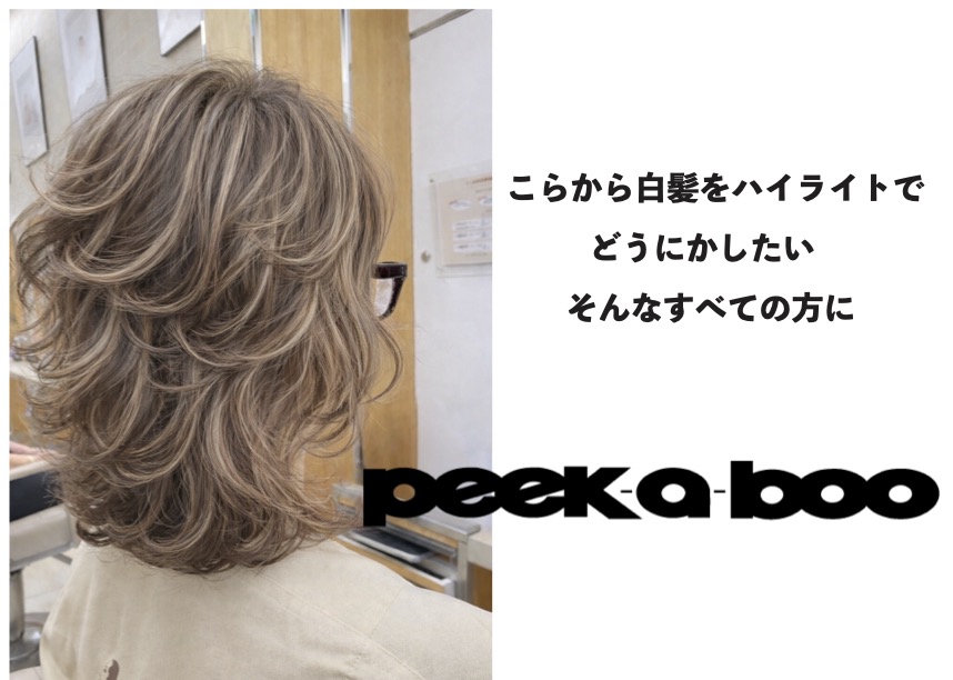 これから白髪をハイライトでどうにかしたい！！そんなすべての方に